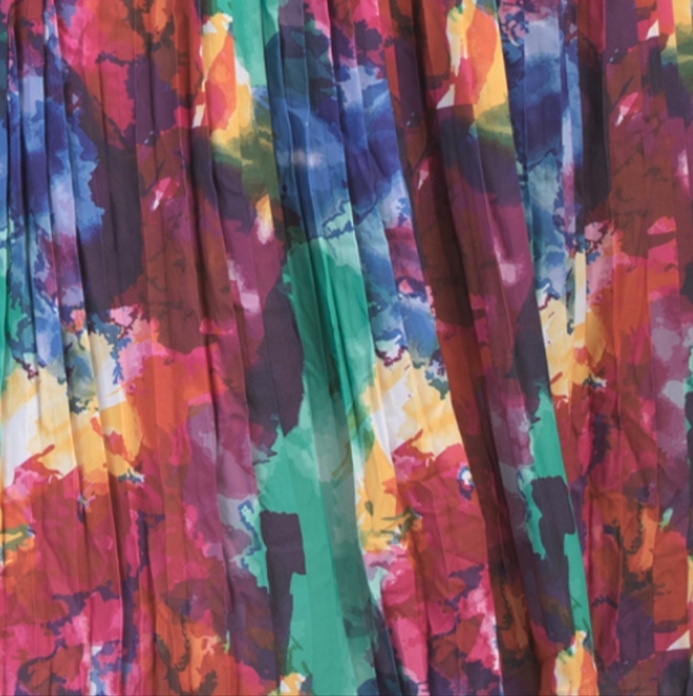 By Design Plus Sleeveless Pleated Maxi Dress - Picture 5 of 6